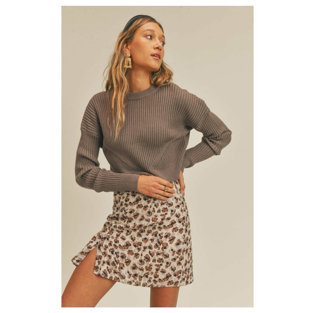 Sage the Label Hello Sunday Cropped Sweater